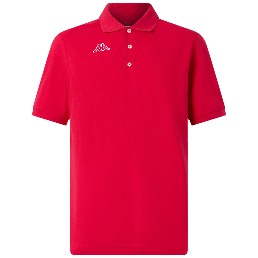 Red Men's Sportstyle Cotton Polo. 01