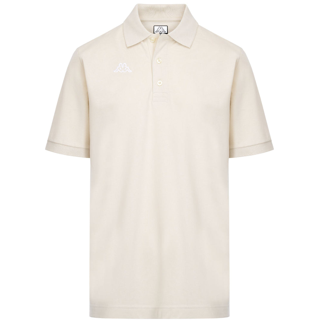 Beige Men's Sportswear Regular Fit Cotton Polo Shirt 01