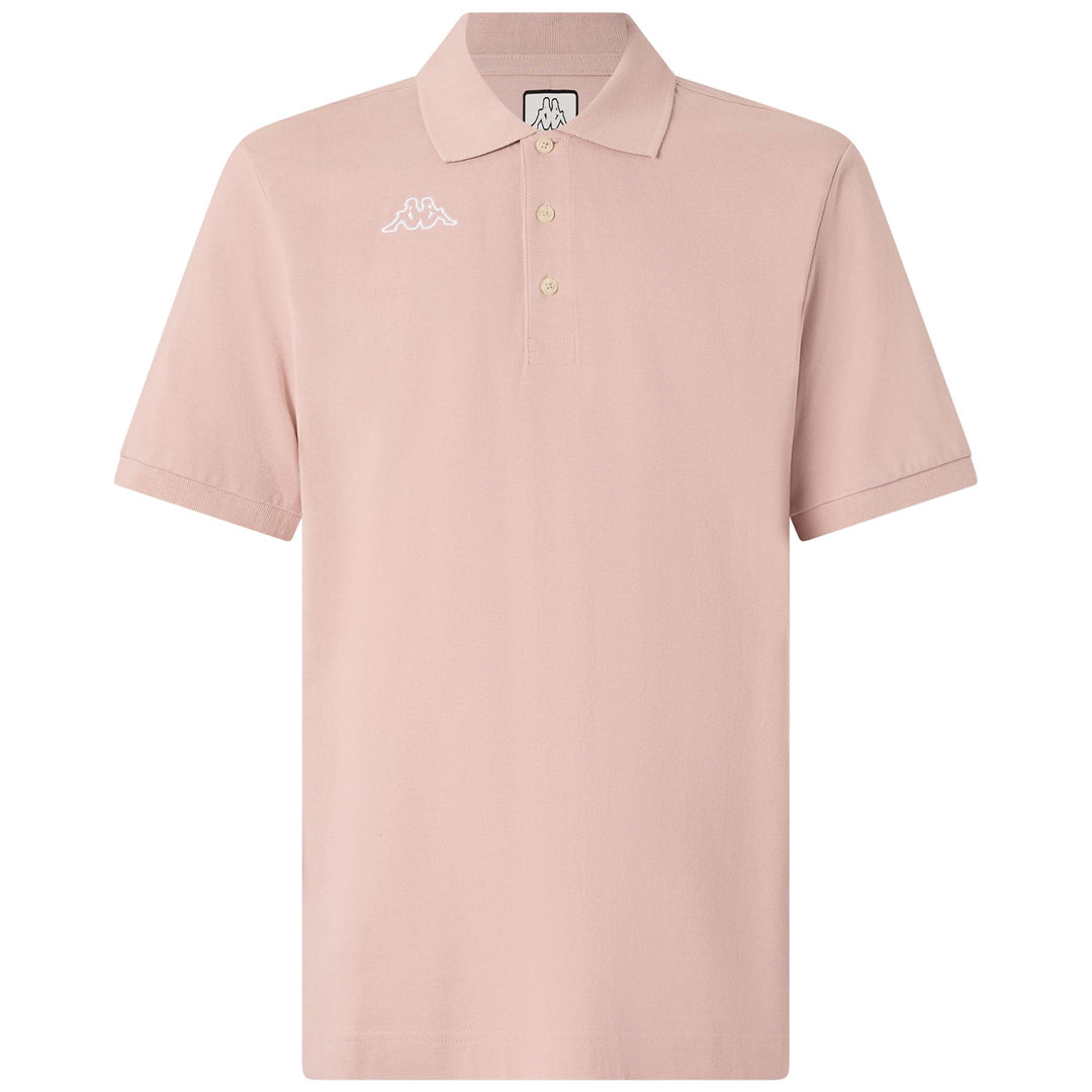 Misty pink Men's Cotton Sportstyle Polo Shirt 01