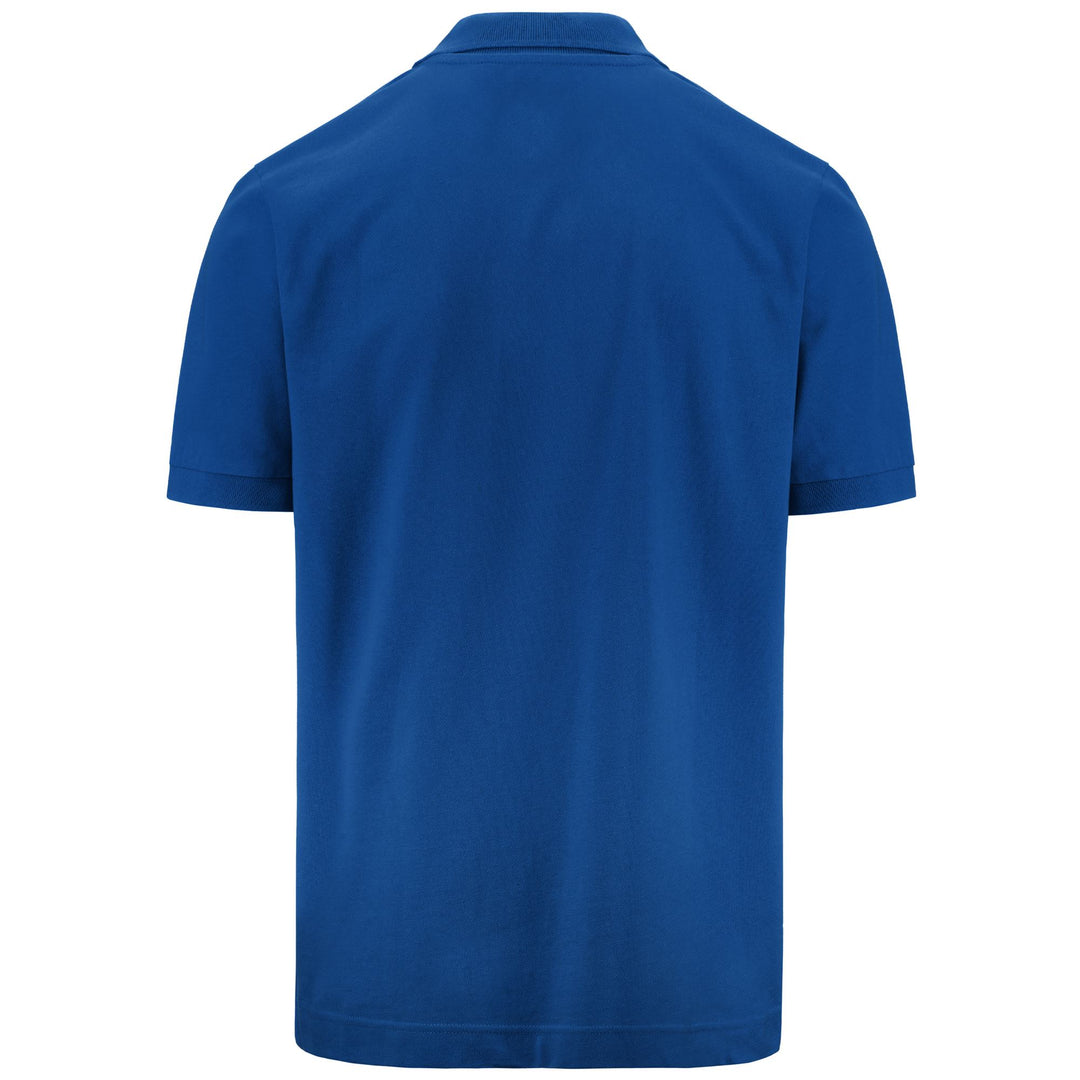 Polo Shirts Man LOGO  LIFE MSS Polo BLUE SAPPHIRE Dressed Side (jpg Rgb)		