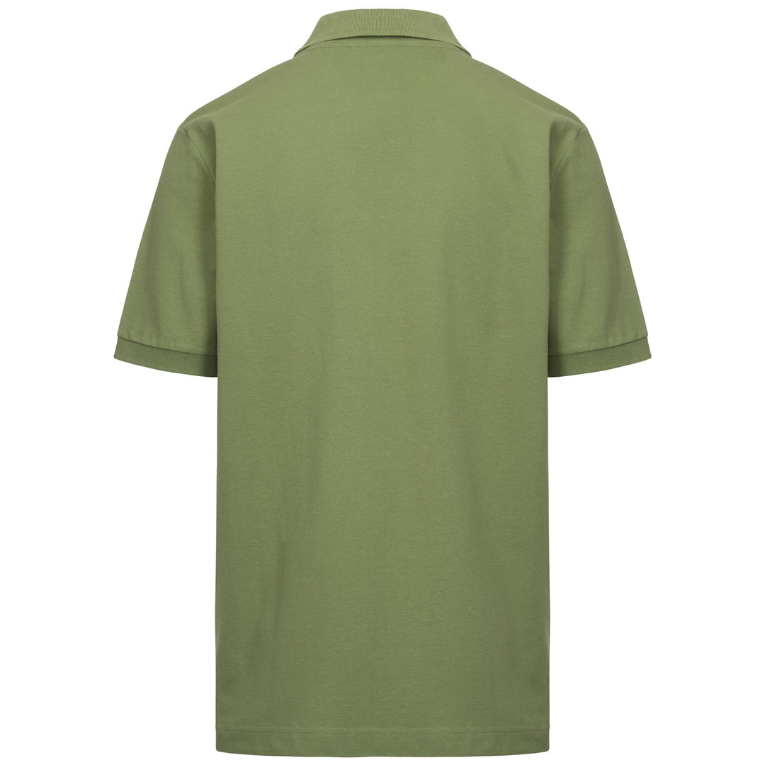 Polo en coton vert pour homme, coupe classique, vêtements de sport main