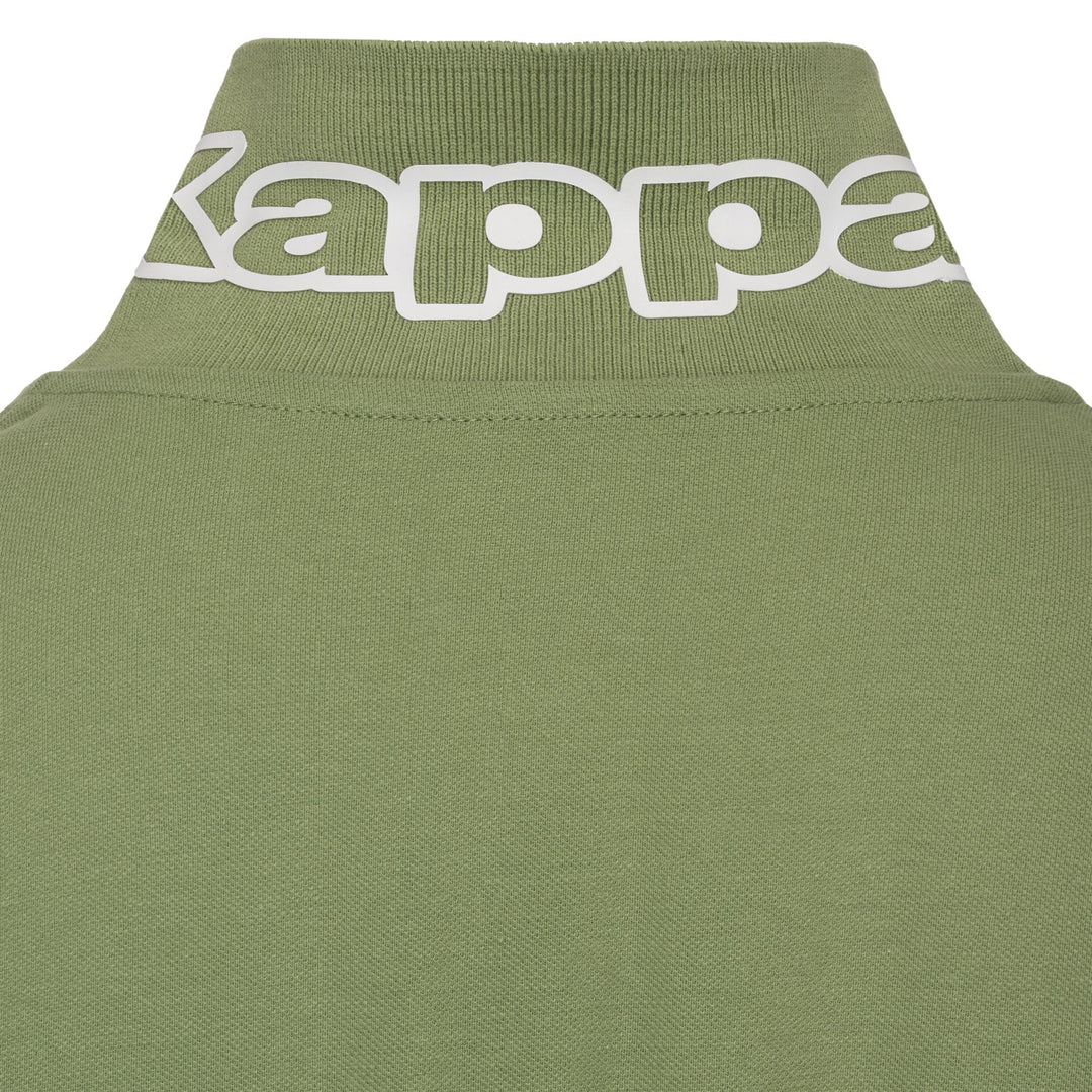 Polo en coton vert pour homme, coupe classique, vêtements de sport main