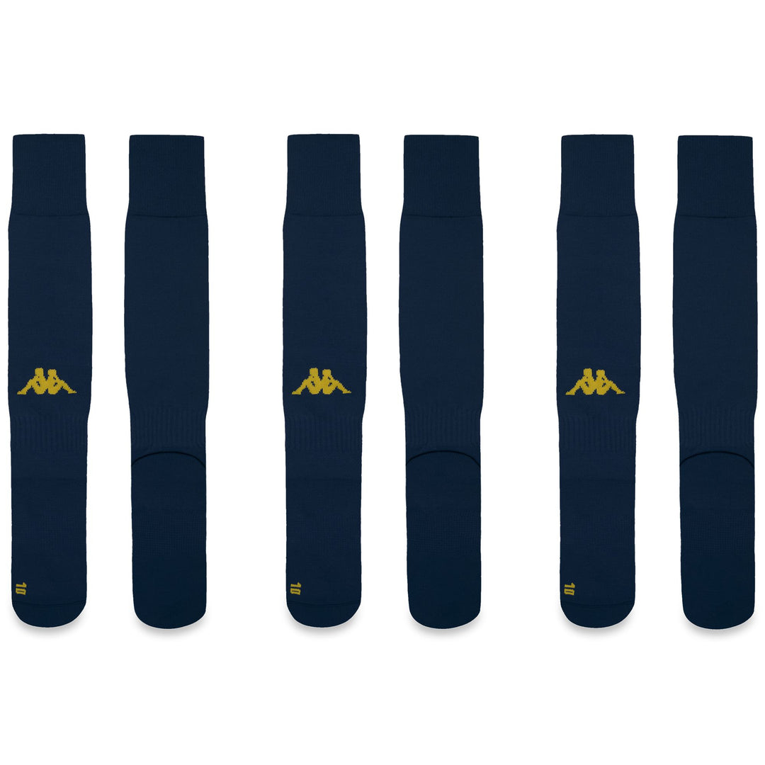 KAPPA4FOOTBALL PENAO 3PACK - Socks - Knee High Sock - Man - BLUE MARINE-YELLOW CHROME main