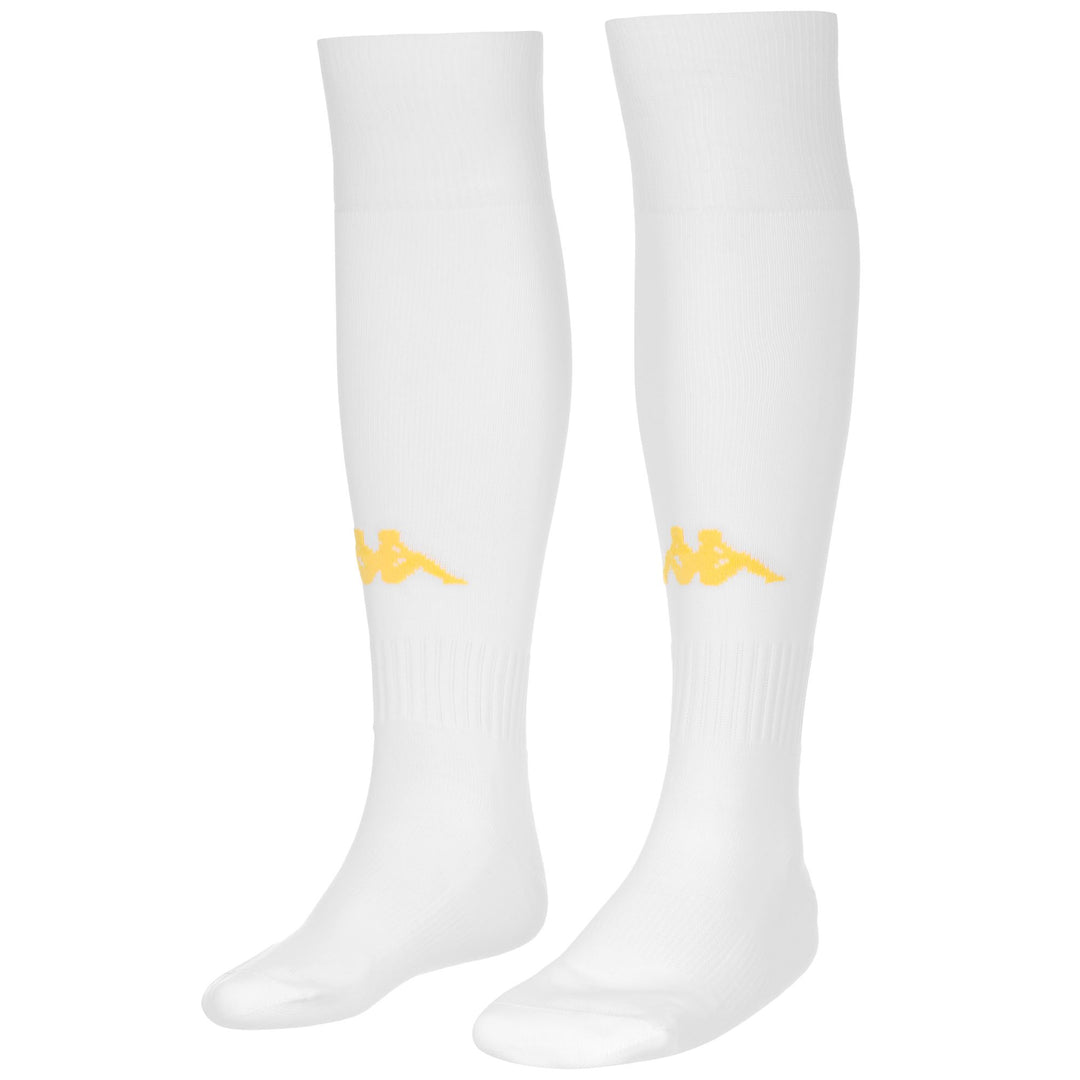 KAPPA4FOOTBALL PENAO 3PACK - Socks - Knee High Sock - Man - WHITE-YELLOW CHROME 01