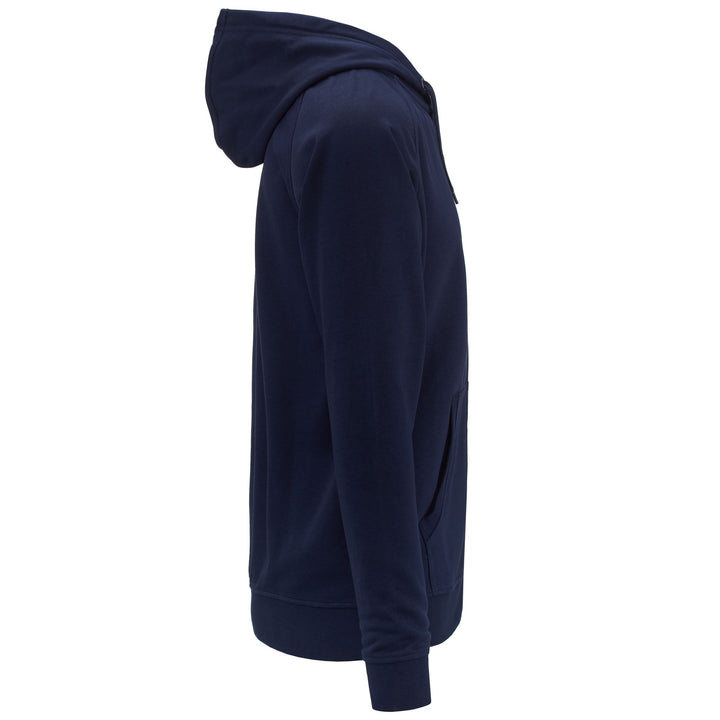 Fleece Man LOGO JACKUS SLIM Jacket BLUE MARITIME Dressed Front (jpg Rgb)	
