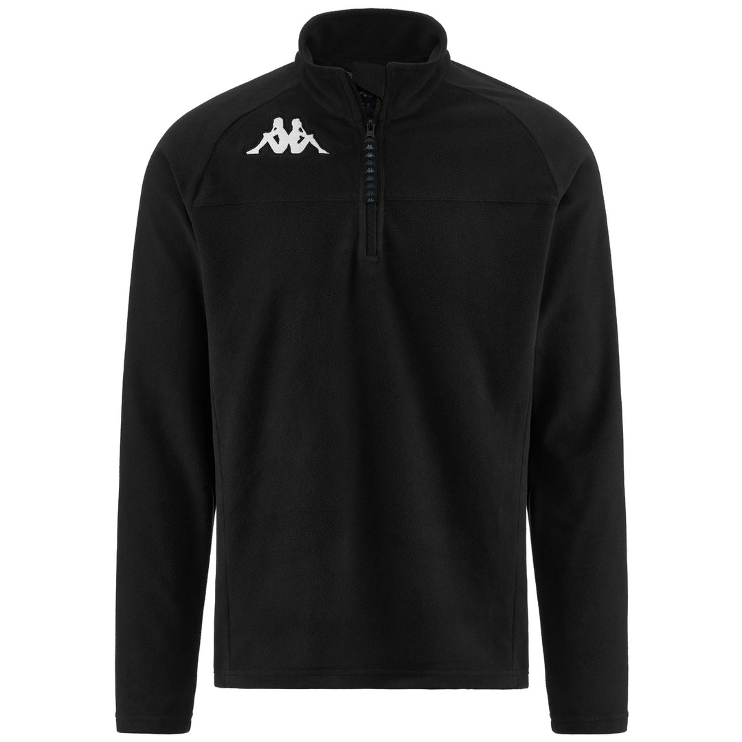 Black Unisex Slim Fit Ski Micropolar Fleece Jumper 01
