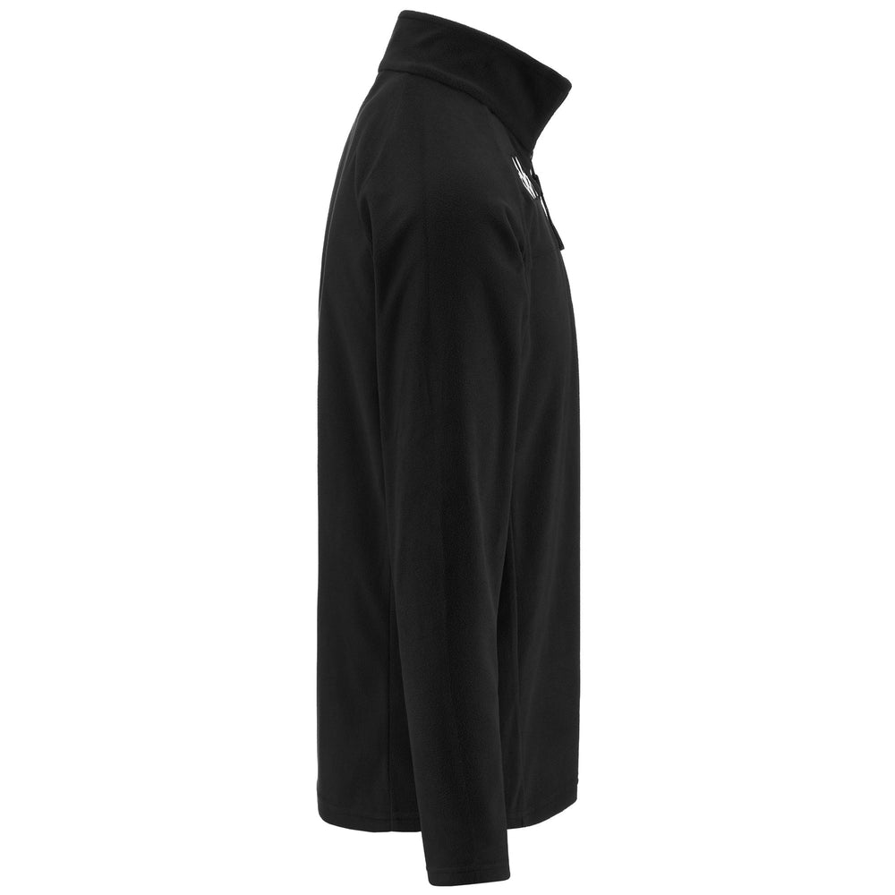 Black Unisex Slim Fit Ski Micropolar Fleece Jumper 02