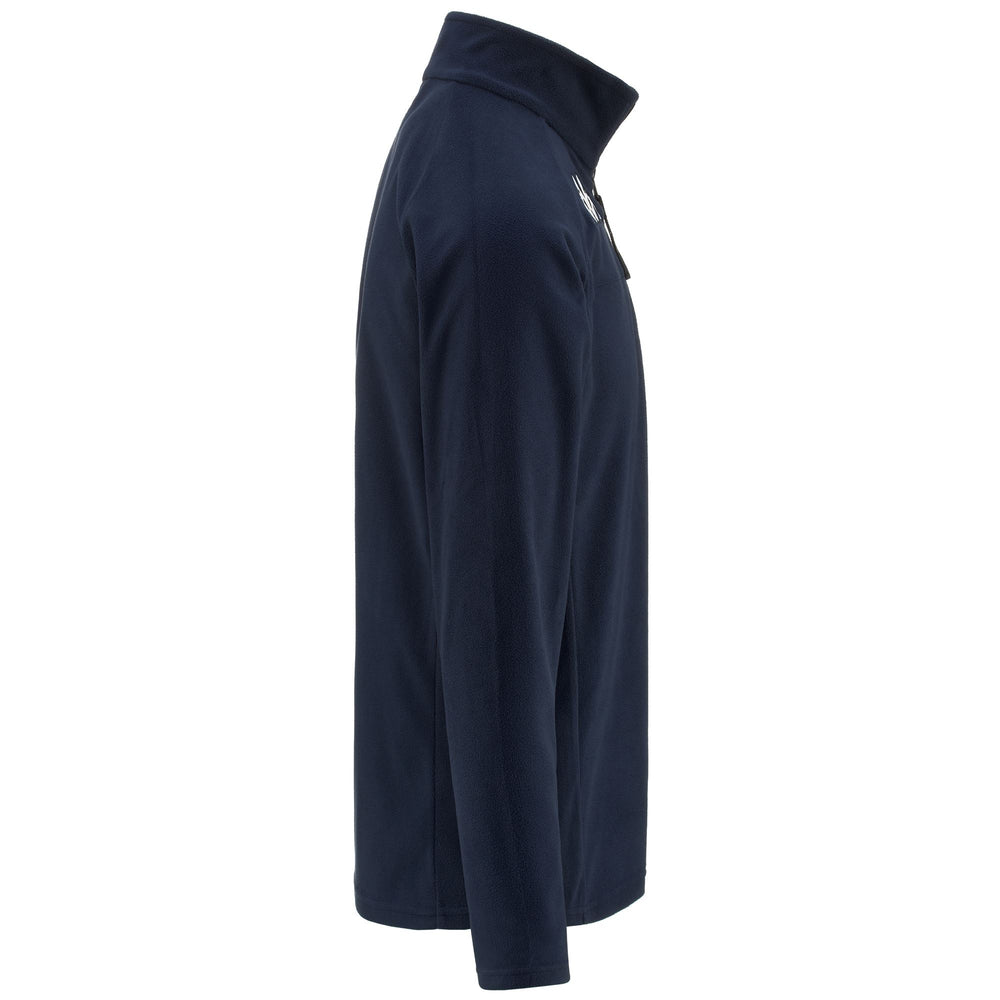 Blue Unisex Slim Fit Ski Micropolar Fleece Jumper 02