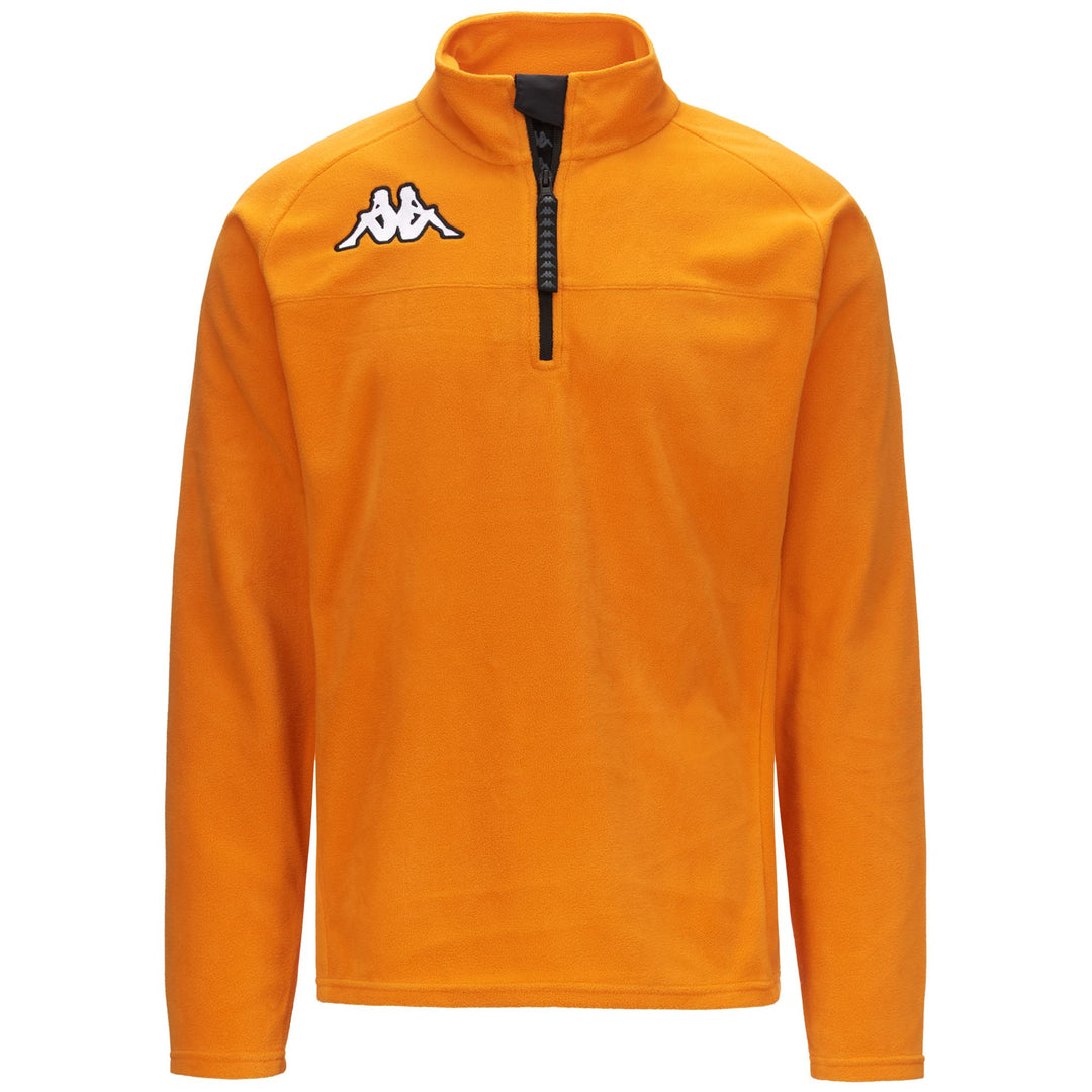 Orange Unisex Ski Slim Fit Microfleece Jumper 01