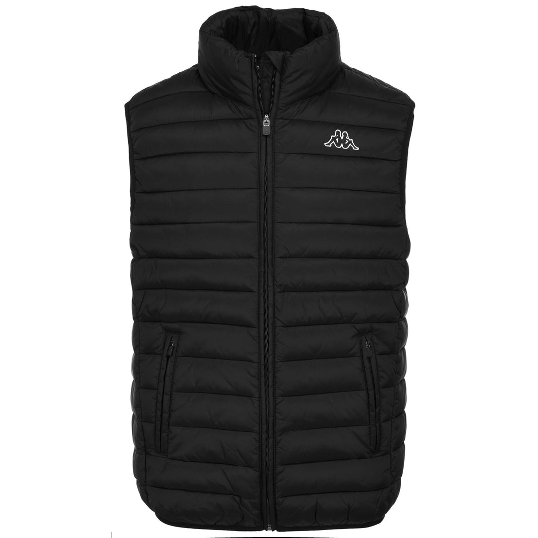 Gilet in Nylon Stile Sportivo Uomo Nero 01
