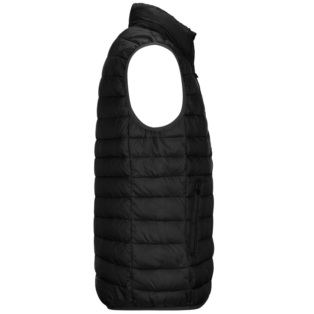 Gilet in Nylon Stile Sportivo Uomo Nero 02