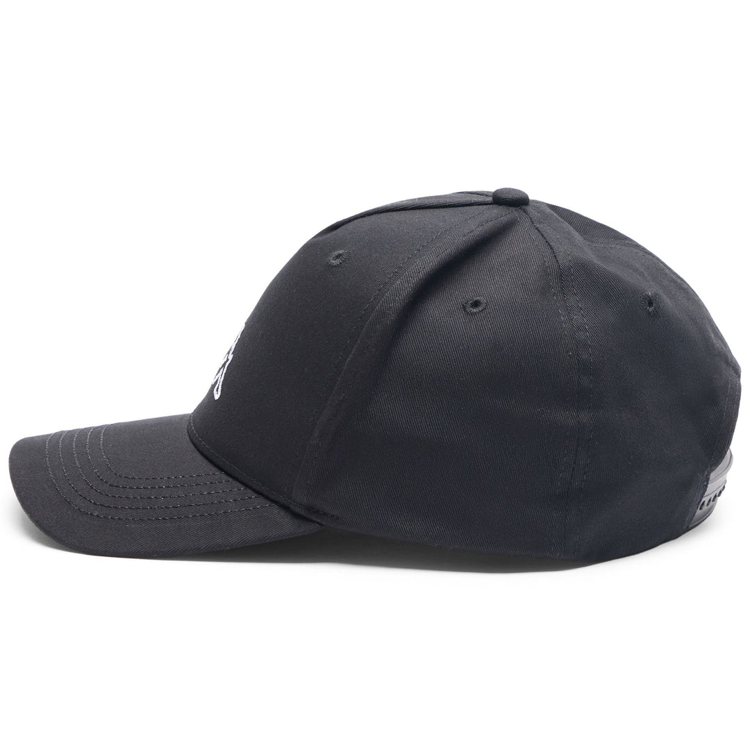 Cappellino da Baseball Sportivo Unisex Nero con Chiusura Regolabile main