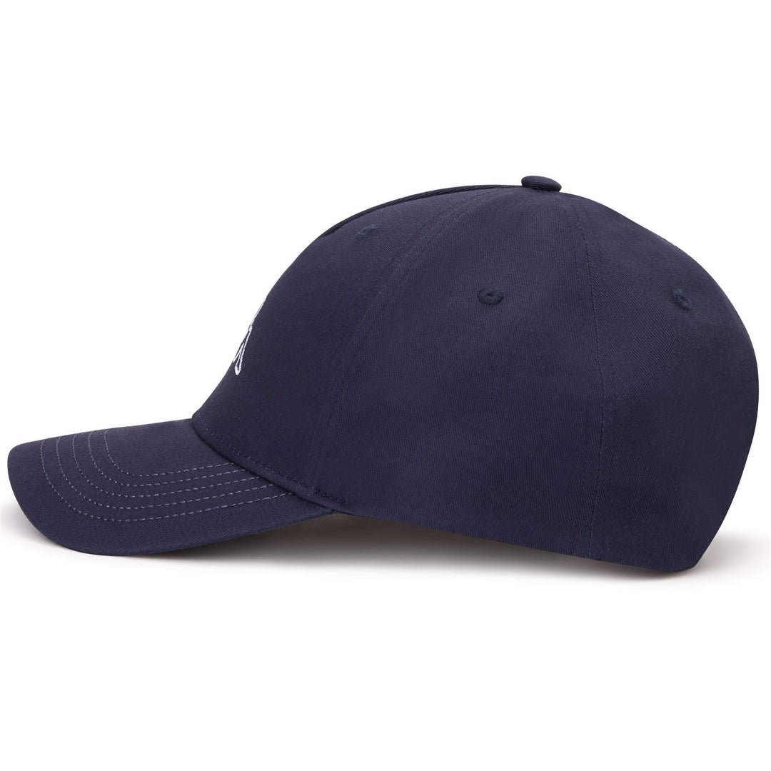 Marine Blue Unisex Sportstyle Cap in Cotton. 01