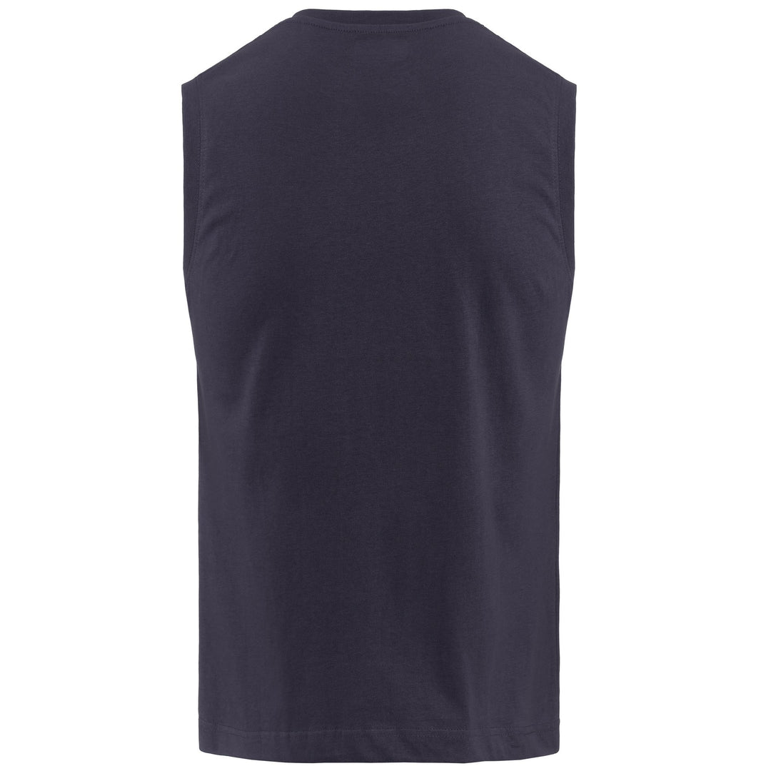 T-ShirtsTop Man LOGO DWAL T-Shirt BLUE MARITIME - BLACK - WHITE Dressed Side (jpg Rgb)		