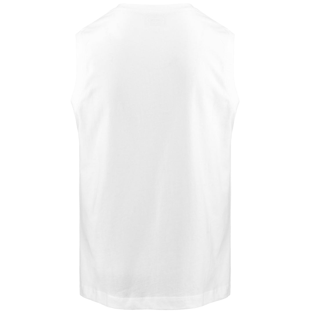 T-ShirtsTop Man LOGO DWAL T-Shirt WHITE - BLUE DUSK - WHITE Dressed Side (jpg Rgb)		