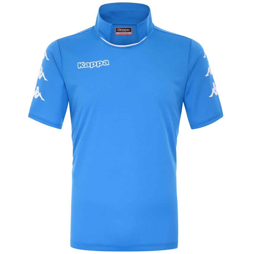 Azure Men's Football Polo Shirt. 01