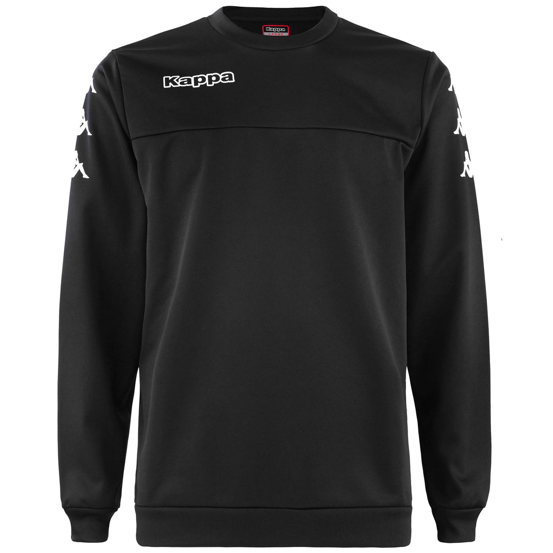 Black Men's Football Fleece Training Jumper 01