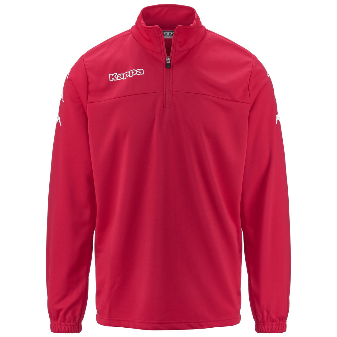 Chinese Red Men's Football Fleece Jumper. 01