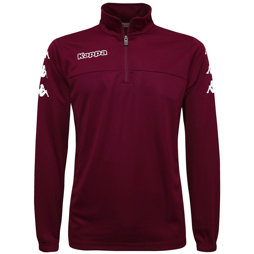 Granata Red Men's Football Fleece Jumper 01