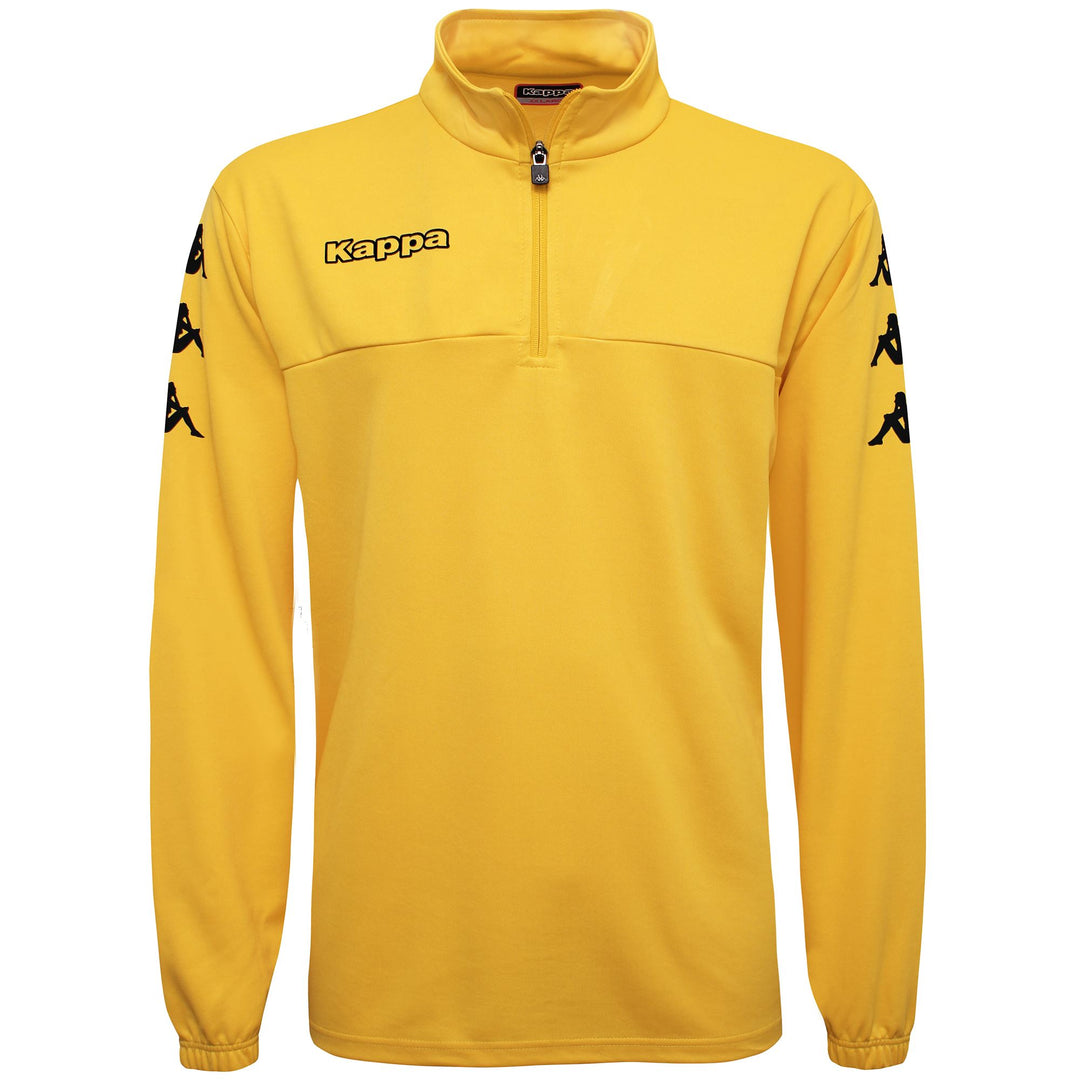 Yellow Men's Football Fleece Jumper. 01