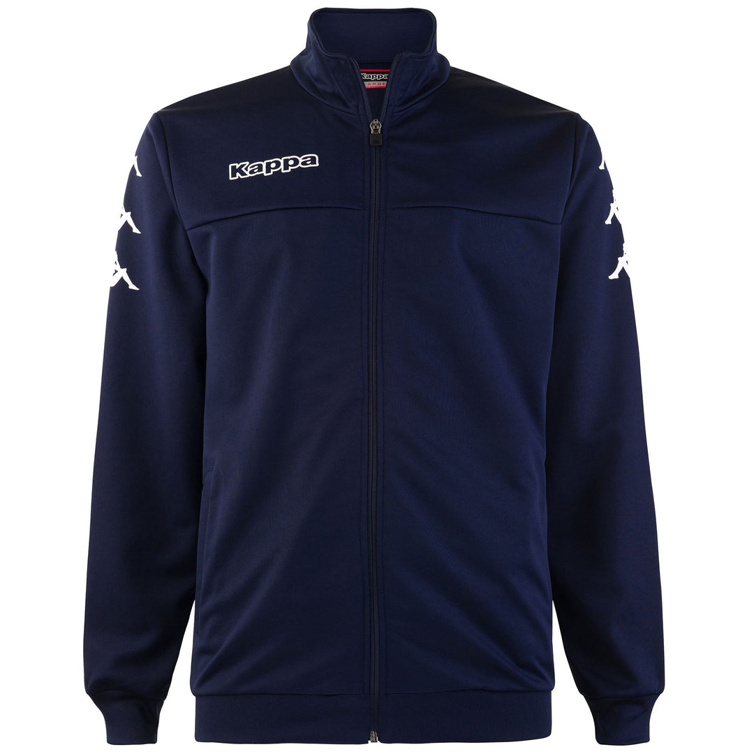 Marine Blue Men's Football Fleece Jacket. 01