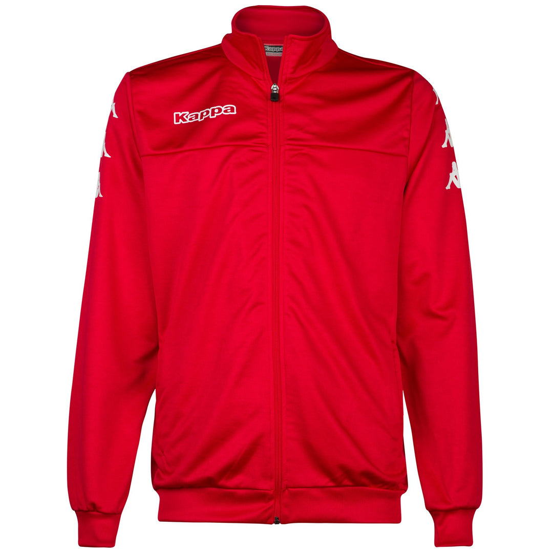 Chinese Red Men's Football Fleece Jacket 01