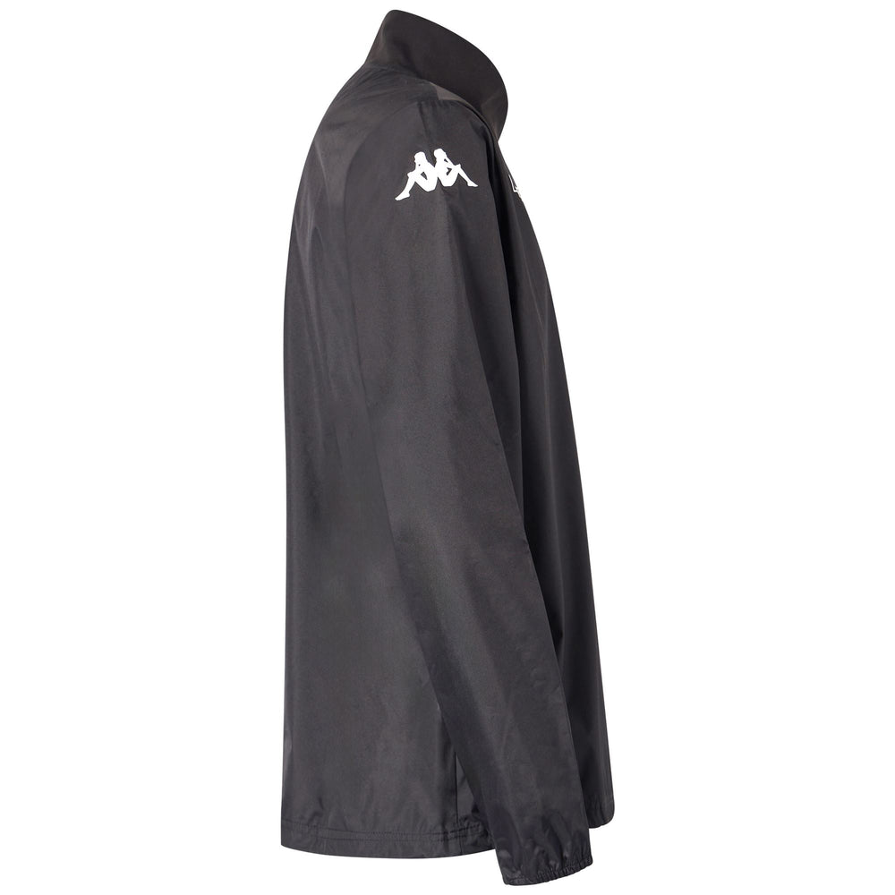 Black Men's Football Fleece Jumper. 02