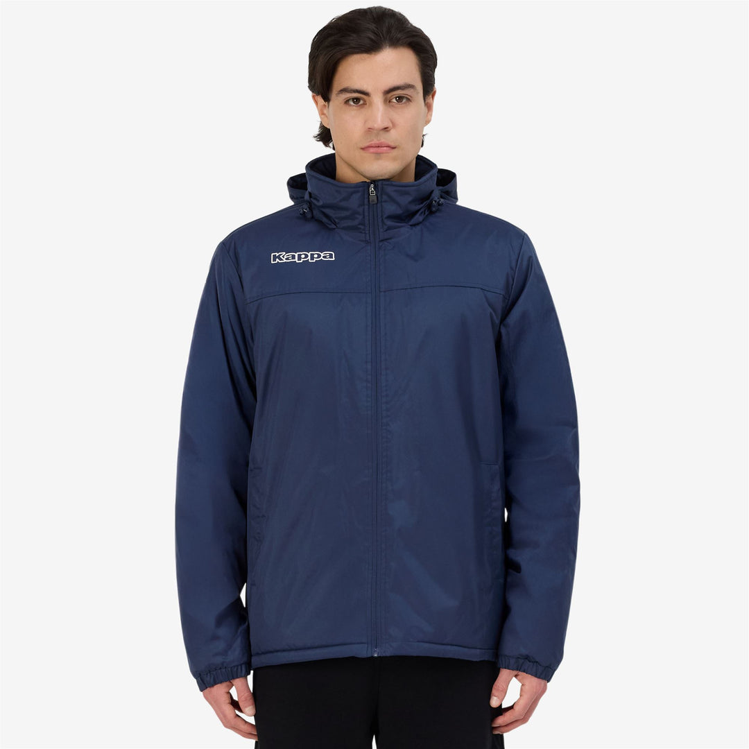 Chaqueta de entrenamiento acolchada azul para hombre main