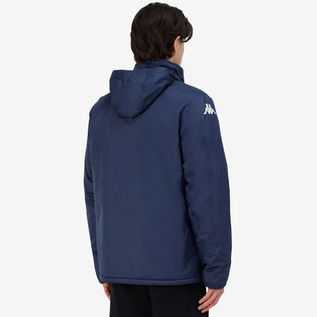 Chaqueta de entrenamiento acolchada azul para hombre main
