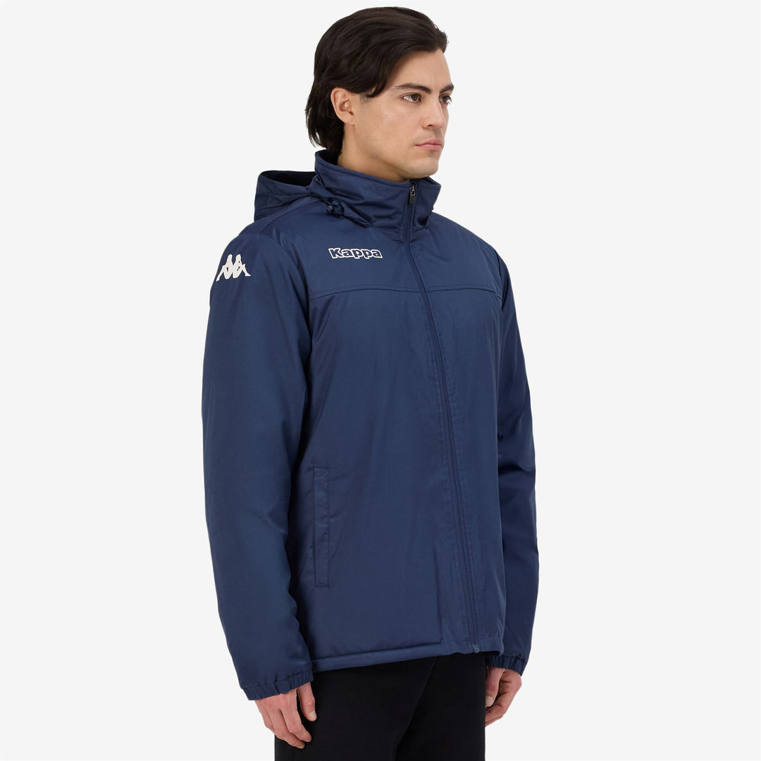 Chaqueta de entrenamiento acolchada azul para hombre main