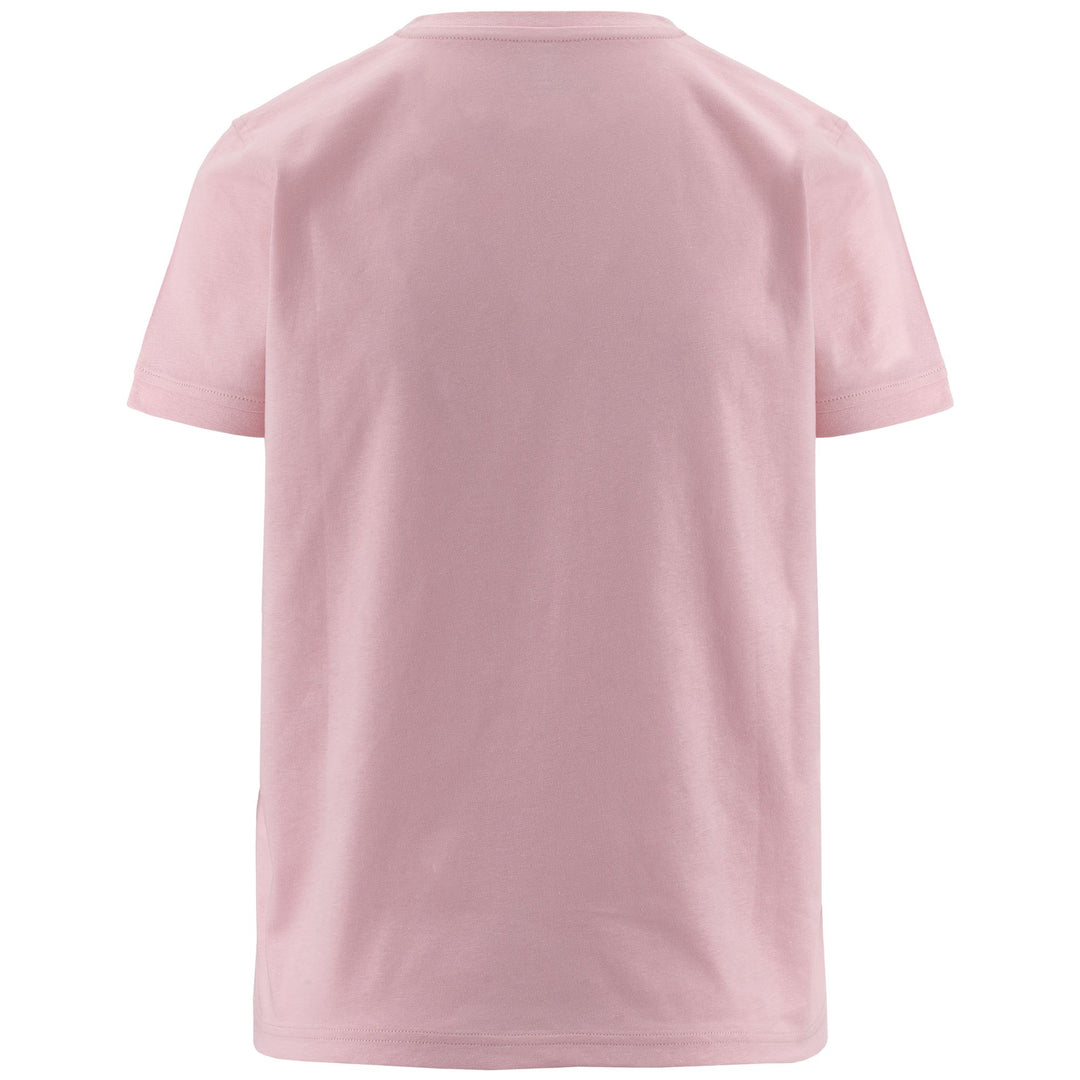 T-ShirtsTop Woman LOGO  CABOU T-Shirt PINK PEACHSKIN Dressed Side (jpg Rgb)		