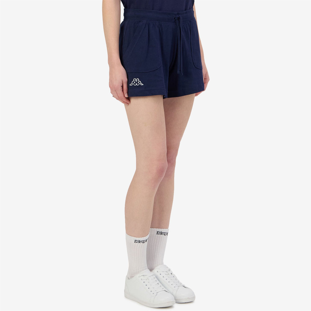 Marine Blue Women's Sportstyle Shorts with Pockets main