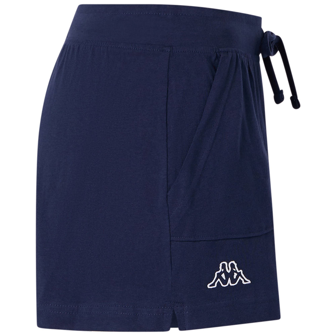 Marine Blue Women's Sportstyle Shorts with Pockets main