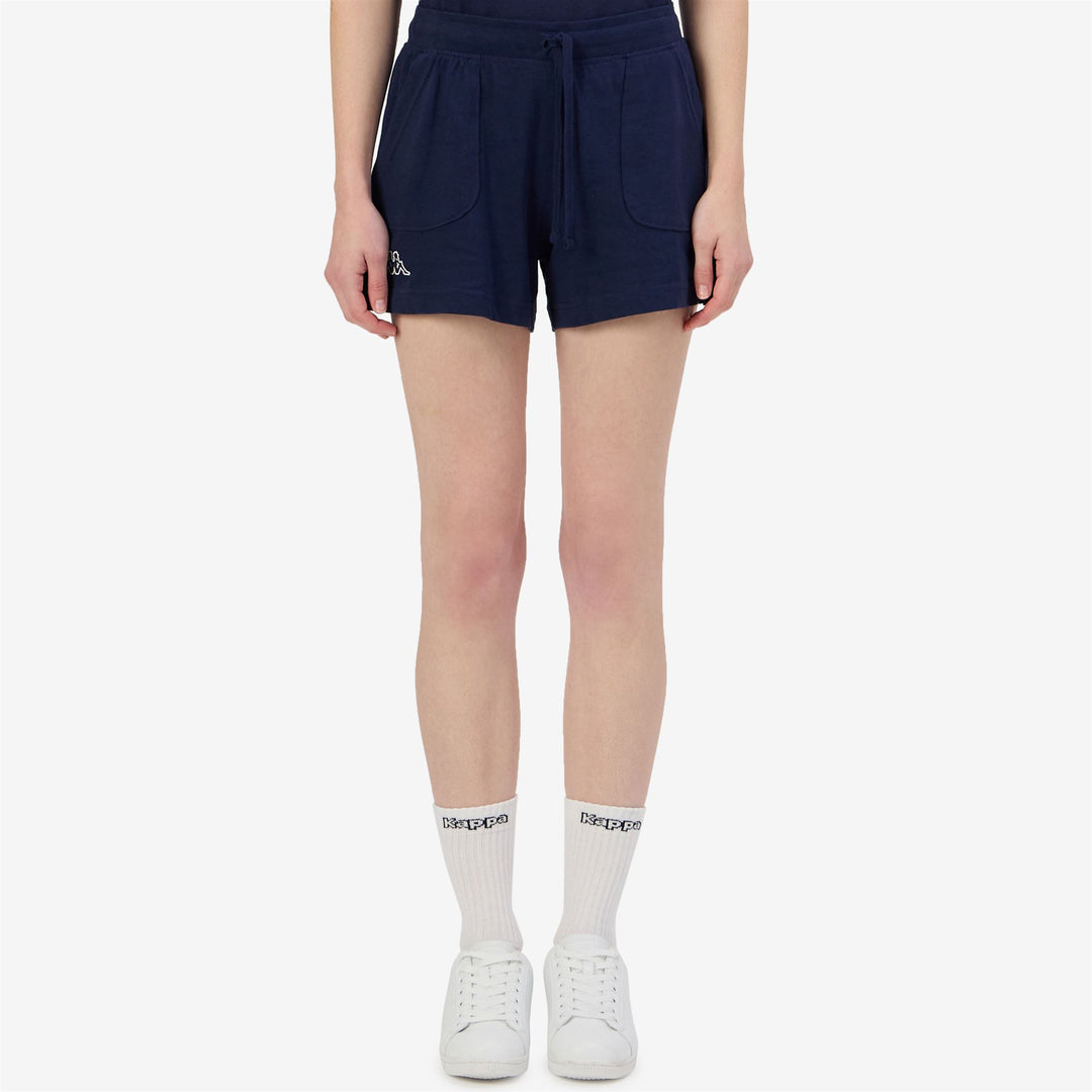 Marine Blue Women's Sportstyle Shorts with Pockets main