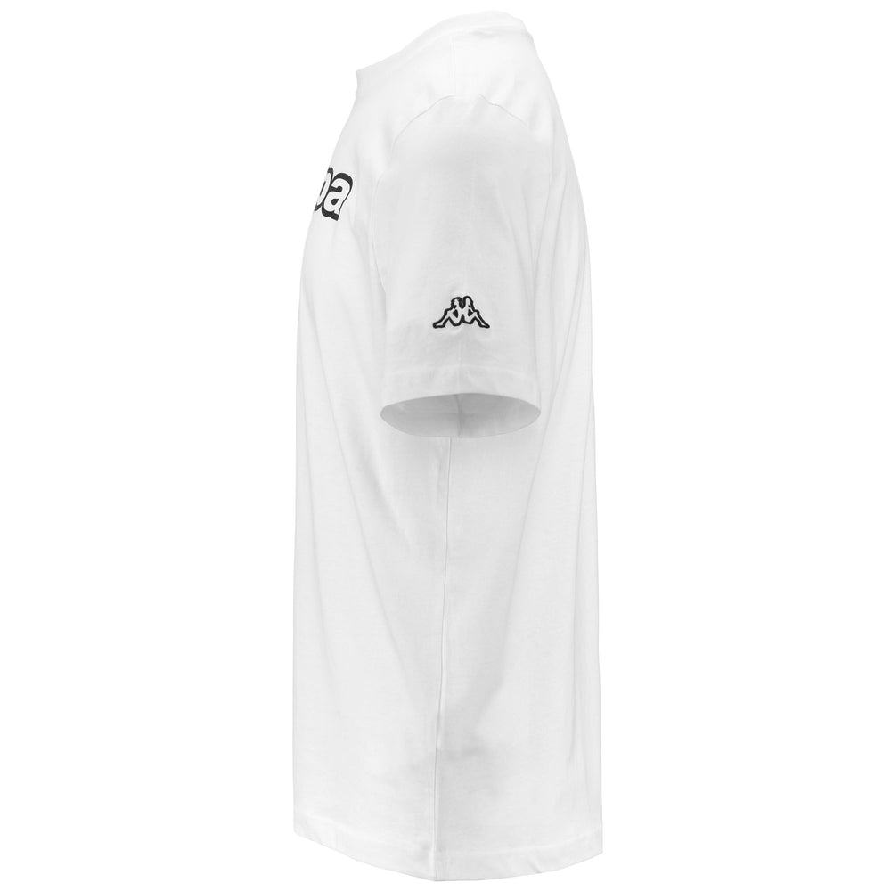 White Men's Regular Fit Sportswear T-Shirt in Jersey Fabric 02