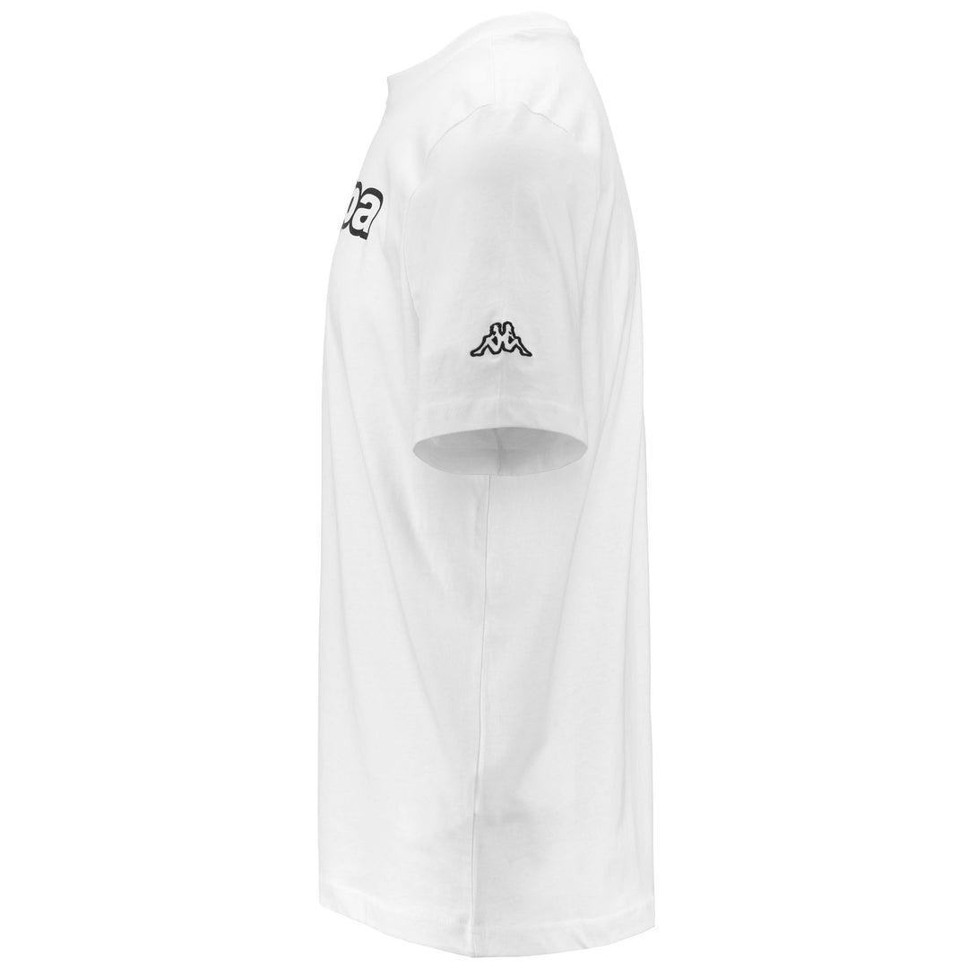 Camiseta deportiva blanca de corte regular para hombre en tejido de jersey main