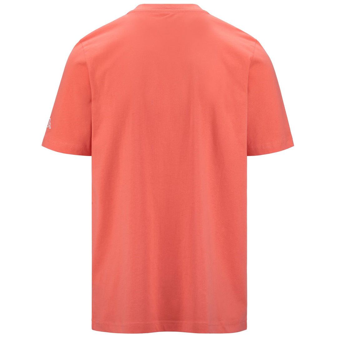 T-ShirtsTop Man LOGO FROMEN T-Shirt ORANGE CAMELIA Dressed Side (jpg Rgb)		
