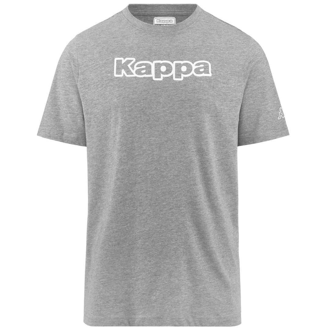 Grey Men's Sportstyle Cotton T-Shirt with Logo 01
