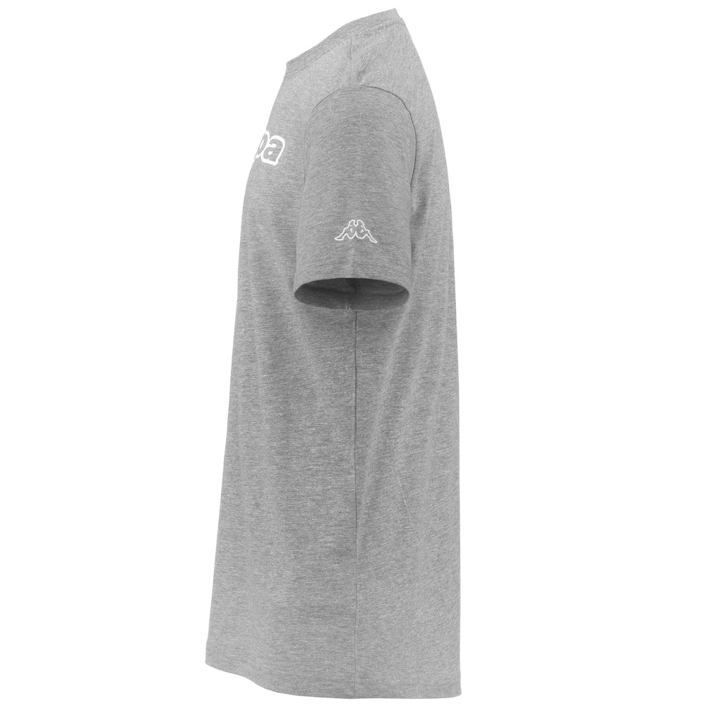 Grey Men's Sportstyle Cotton T-Shirt with Logo 02