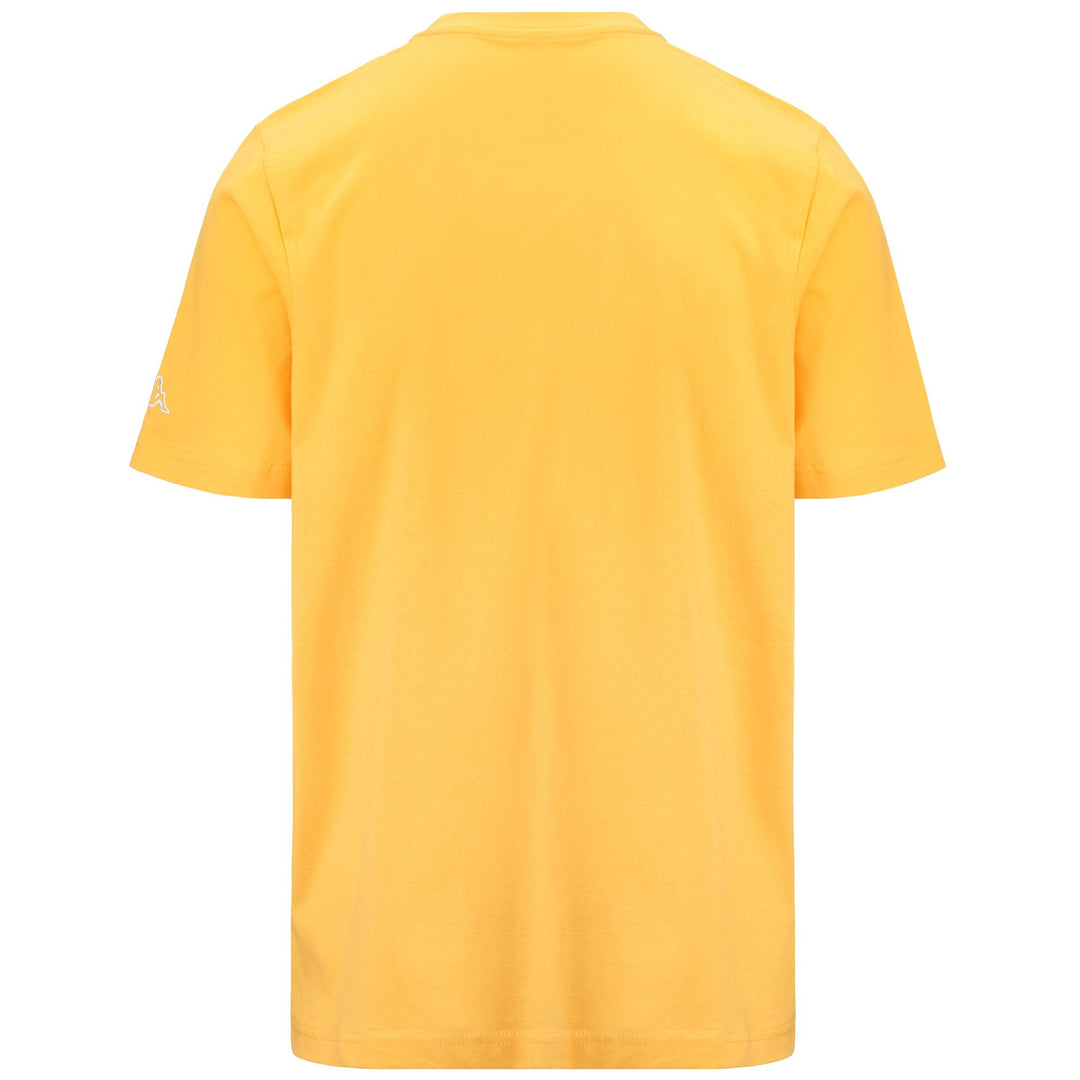 T-ShirtsTop Man LOGO FROMEN T-Shirt YELLOW Dressed Side (jpg Rgb)		