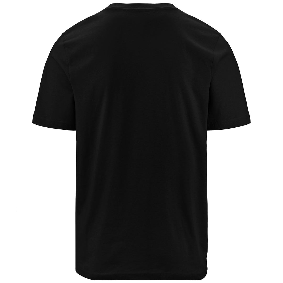 T-Shirt in Cotone Sportiva Uomo Nera con Logo main
