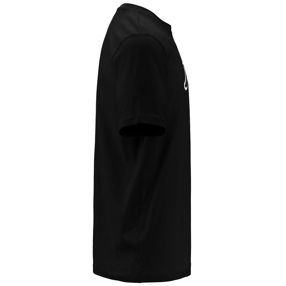 T-shirt de sport noir pour homme, coupe classique, en coton 02