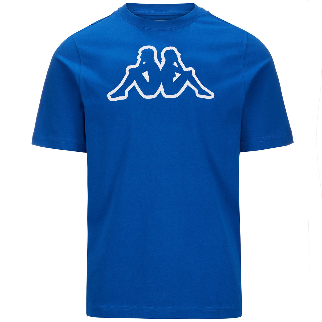 T-ShirtsTop Man LOGO KORPO CROMEN T-Shirt BLUE Photo (jpg Rgb)			