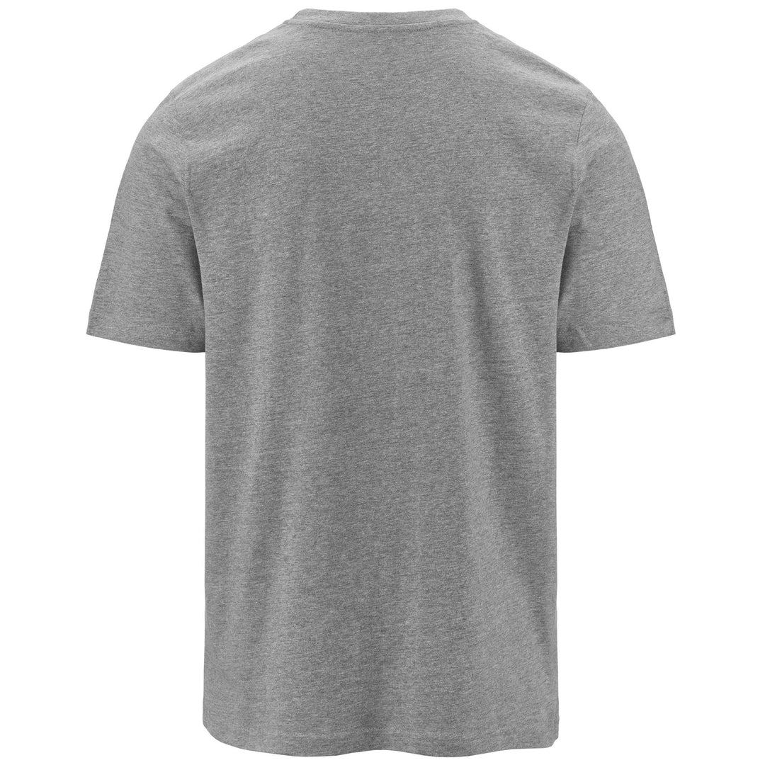 T-ShirtsTop Man LOGO  KORPO CROMEN T-Shirt GREY MD MEL Dressed Side (jpg Rgb)		