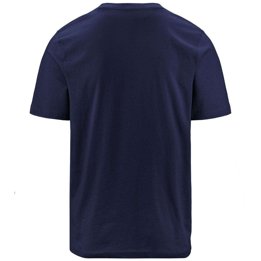 T-ShirtsTop Man LOGO  KORPO CROMEN T-Shirt BLUE MARINE-GREY Dressed Side (jpg Rgb)		