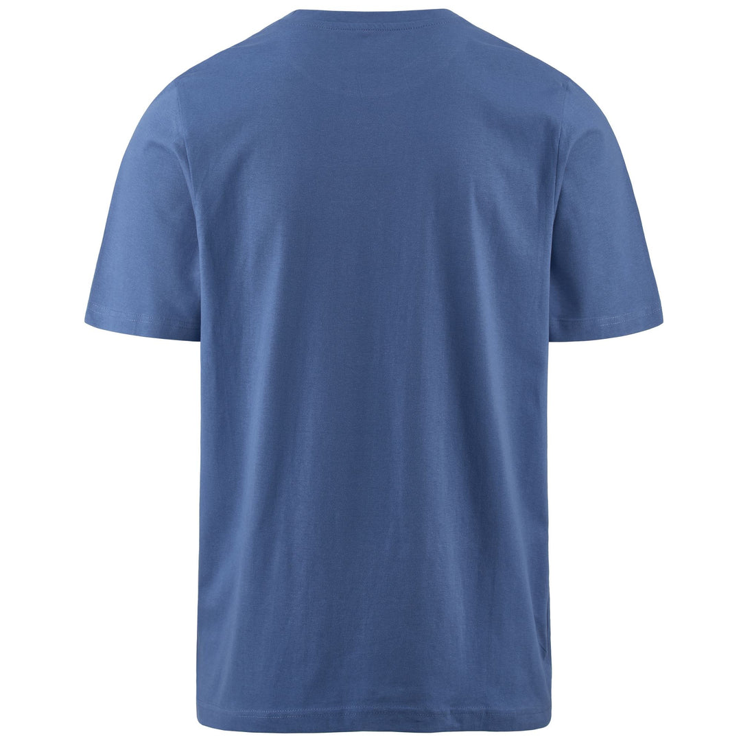 T-ShirtsTop Man LOGO  KORPO CROMEN T-Shirt BLUE SAPPHIRE Dressed Side (jpg Rgb)		