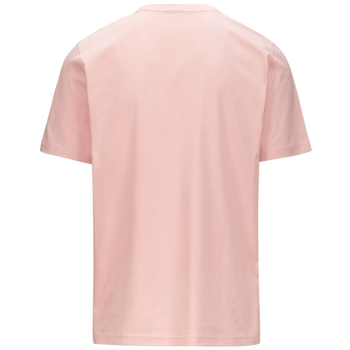 T-ShirtsTop Man LOGO  KORPO CROMEN T-Shirt PINK PEACHSKIN Dressed Side (jpg Rgb)		