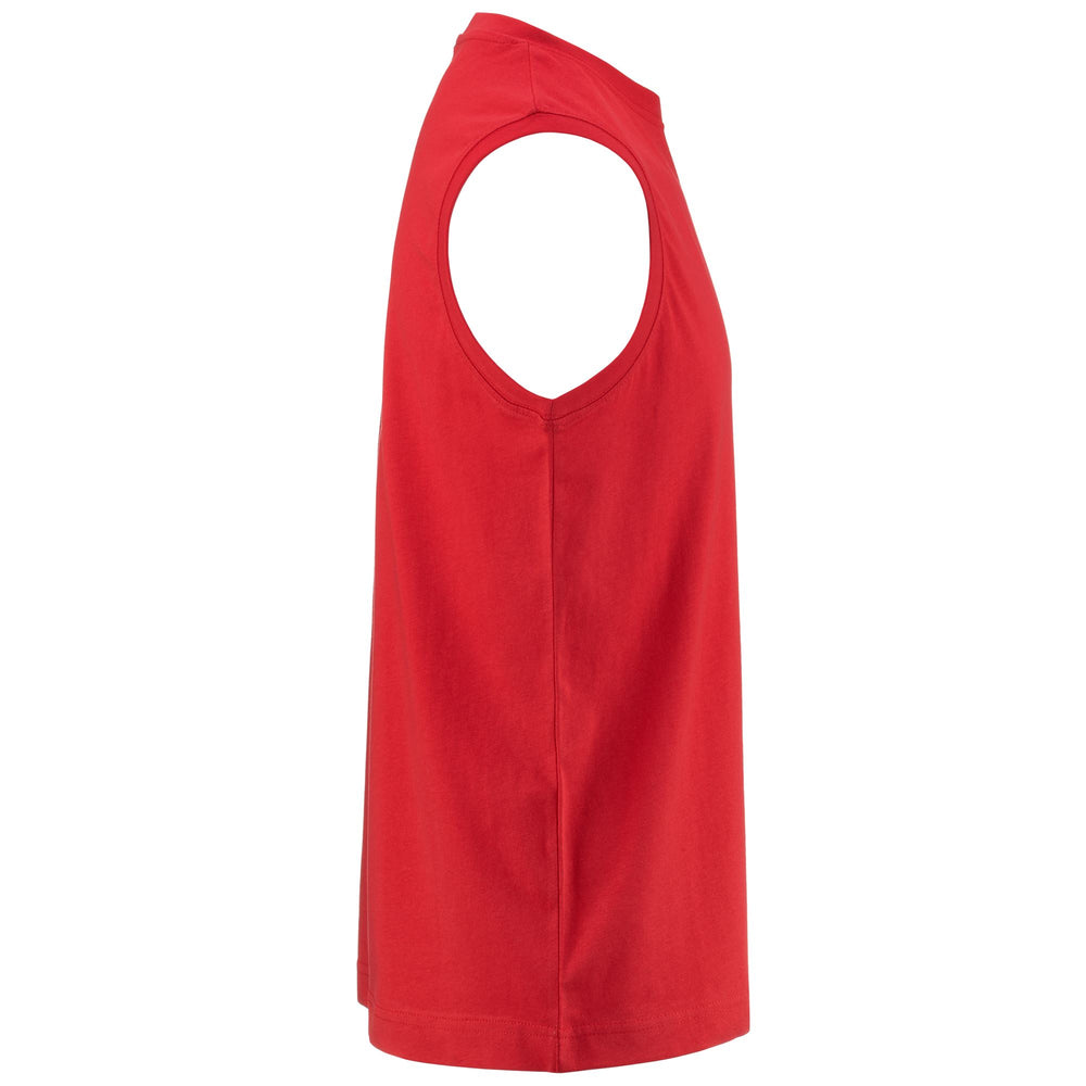 T-ShirtsTop Man LOGO  KORPO CADWAL T-Shirt RED CHINESE Dressed Front (jpg Rgb)	
