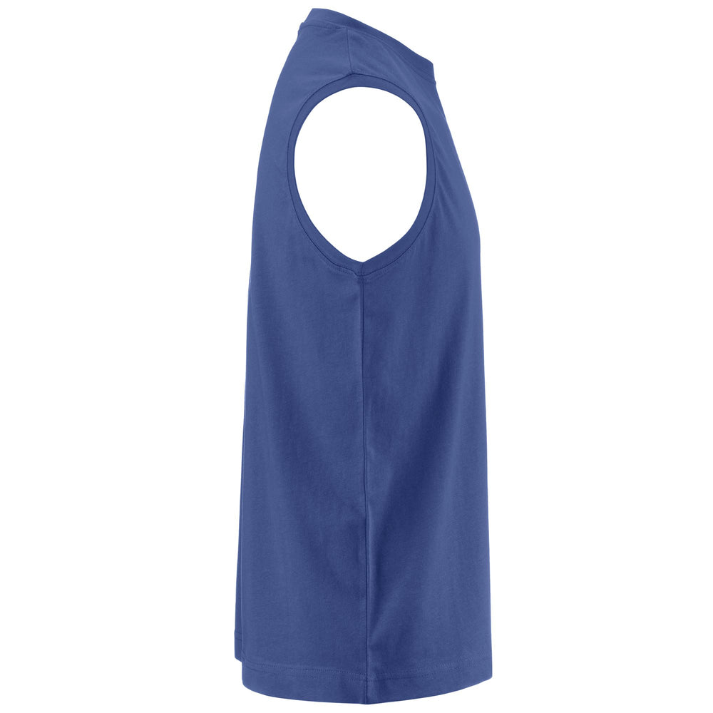 T-ShirtsTop Man LOGO  KORPO CADWAL T-Shirt BLUE SAPPHIRE Dressed Front (jpg Rgb)	