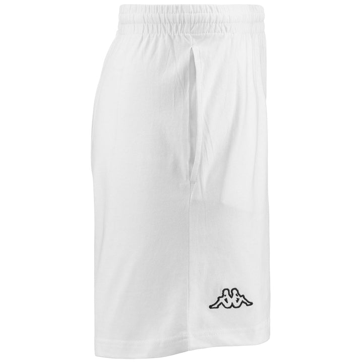 Shorts Man LOGO   KORPO CABAS Sport  Shorts WHITE Dressed Front (jpg Rgb)	